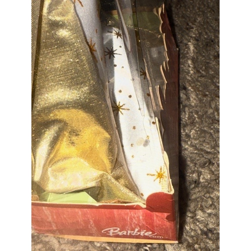 Holiday Angel Barbie Doll Angel de las Fiestas Blonde Hair in Box 2001‎ NRFB - Picture 8 of 9